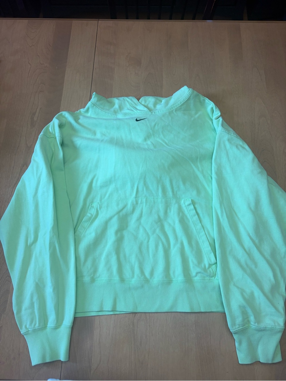 Nike Women's lime Green Cowl Neck Pullover